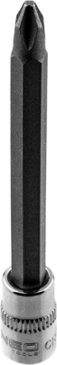 NEO TOOLS 10-335 Skrutkovací bit PH2 na hlavici 1/4", dlhý, 87 mm