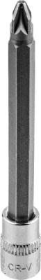 NEO TOOLS 10-338 Skrutkovací bit PZ2 na hlavici 1/4", dlhý, 87 mm