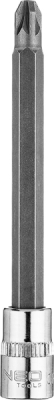 NEO TOOLS 10-339 Skrutkovací bit PZ3 na hlavici 1/4", dlhý, 87 mm