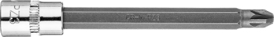 NEO TOOLS 10-339 Skrutkovací bit PZ3 na hlavici 1/4", dlhý, 87 mm