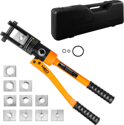 NEO TOOLS 01-543 Ručný hydraulický lis na káblové koncovky 16–300 mm²