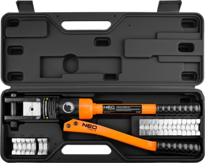 NEO TOOLS 01-543 Ručný hydraulický lis na káblové koncovky 16–300 mm²