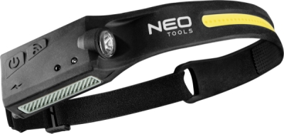NEO TOOLS 99-097 Akumulátorové čelové svietidlo COB/XPE 2 v 1, 350 lm