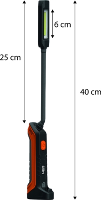 NEO TOOLS 99-102 Akumulátorové dielenské svietidlo COB 400 lm s čelným svetlom
