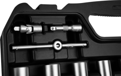 NEO TOOLS 10-211 Súprava nástrčných kľúčov 1/2", 1/4", 110 ks, saténové vyhotovenie
