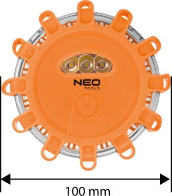 NEO TOOLS 99-128 Výstražné cestné svetlo