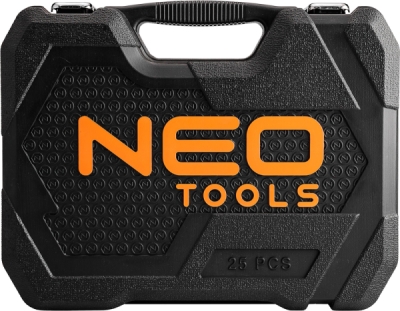 NEO TOOLS 10-205 Súprava nástrčných kľúčov 1/2", 25 ks, saténové vyhotovenie