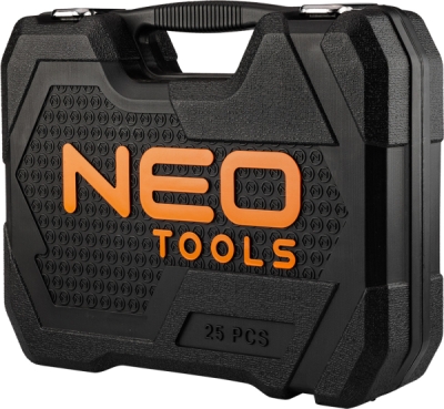 NEO TOOLS 10-205 Súprava nástrčných kľúčov 1/2", 25 ks, saténové vyhotovenie