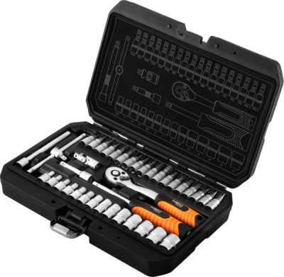NEO TOOLS 10-232 Súprava nástrčných kľúčov 1/4", 38 ks, saténové vyhotovenie