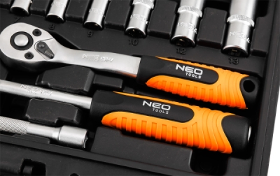 NEO TOOLS 10-231 Súprava nástrčných kľúčov 1/4", 23 ks, saténové vyhotovenie