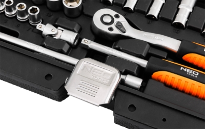 NEO TOOLS 10-231 Súprava nástrčných kľúčov 1/4", 23 ks, saténové vyhotovenie