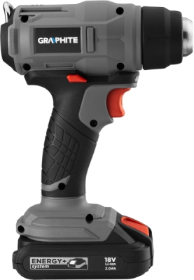 GRAPHITE 58G082 Aku teplovzdušná pištoľ Energy+ 18 V, max. 550 °C, bez akumulátora