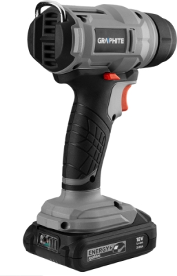 GRAPHITE 58G082 Aku teplovzdušná pištoľ Energy+ 18 V, max. 550 °C, bez akumulátora