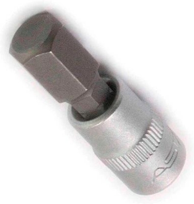 ASTA 720209 – Nástrčná hlavica s bitom HEX H9, 1/4″, 37 mm
