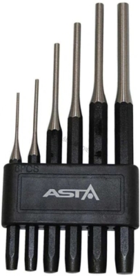 ASTA A-6PPS – Súprava valcových vyrážačov 2 – 8 mm, 6 ks