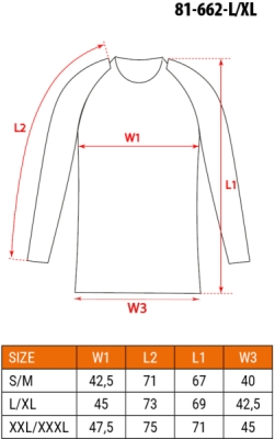NEO TOOLS 81-662-L/XL Funkčné termotričko COOLMAX, veľ. L/XL