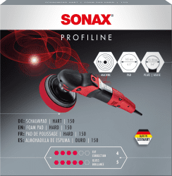 SONAX PROFILINE tvrdý penový leštiaci kotúč, 150 mm, 1 ks