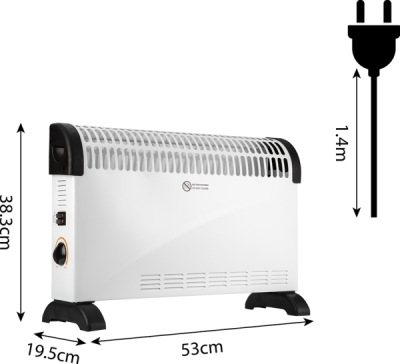 NEO TOOLS 90-154 Konvektor s termostatom 2000 W standard