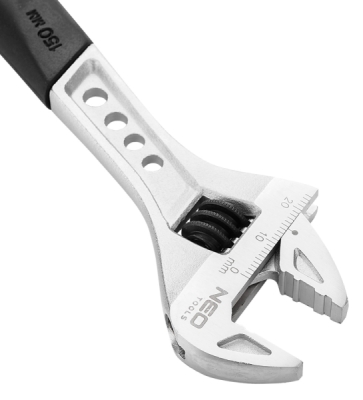 NEO TOOLS 03-010 Nastaviteľný kľúč 150 mm, rozsah 0-24 mm