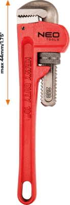 NEO TOOLS 02-415 Rúrkový kľúč Stillson 250 mm, 10"