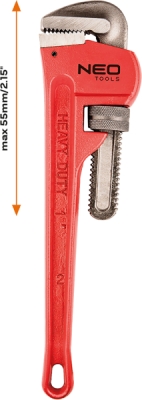 NEO TOOLS 02-416 Rúrkový kľúč Stillson 300 mm, 12"