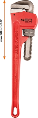 NEO TOOLS 02-417 Rúrkový kľúč Stillson 350 mm, 14"