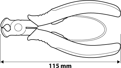 NEO TOOLS 01-101 Presné čelné štípacie kliešte 115 mm