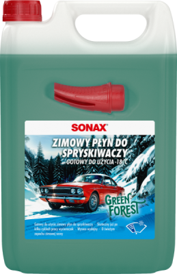 SONAX Green Forest zimná zmes do ostrekovačov −18 °C, 4 l