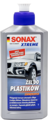 SONAX XTREME Gél na vonkajšie plasty, 250 ml