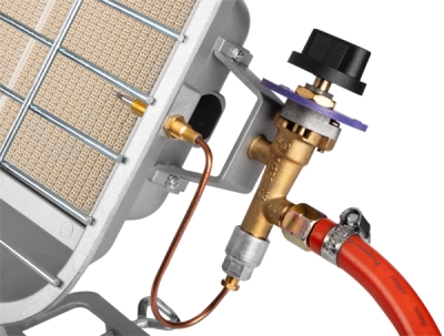 NEO TOOLS 90-119 Plynový sálavý ohrievač na fľašu s regulátorom a hadicou 4600 W