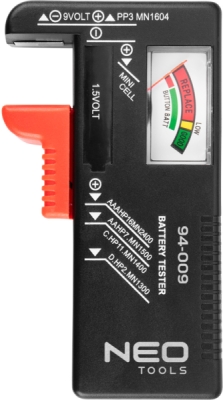 NEO TOOLS 94-009 Tester batérií a akumulátorov