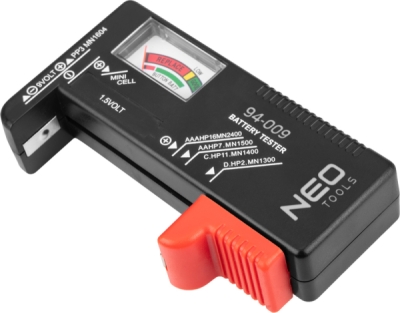NEO TOOLS 94-009 Tester batérií a akumulátorov
