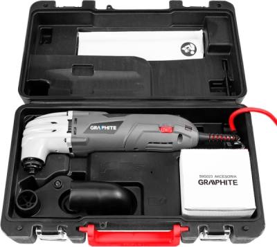 GRAPHITE 59G023 Multifunkčné náradie 250 W, počet kmitov 15000-21000 min⁻¹, kufor