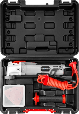 GRAPHITE 59G025 Multifunkčné náradie 500 W, počet kmitov 8000-16000 min⁻¹, kufor