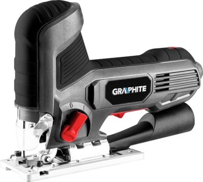 GRAPHITE 58G078 Priamočiara píla 600 W, počet zdvihov 800-3000 min⁻¹, s valcovou rukoväťou