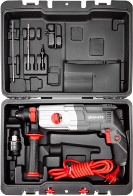 GRAPHITE 58G537 Vŕtacie kladivo SDS+ 710 W, 2,6J kufor