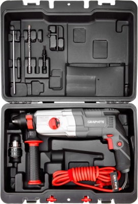 GRAPHITE 58G538 Vŕtacie kladivo SDS+ 800 W, 2,8J, kufor
