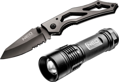 NEO TOOLS 63-032 Súprava svietidla 99-101 a noža 63-025, 2 diely
