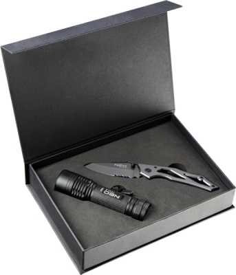 NEO TOOLS 63-032 Súprava svietidla 99-101 a noža 63-025, 2 diely