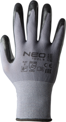 NEO TOOLS 97-616-10 Pracovné nylonové rukavice s nitrilom 4131X, veľ. 10
