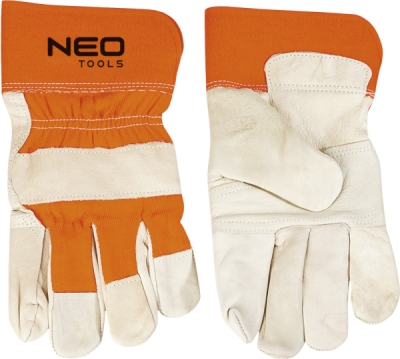NEO TOOLS 97-602 Pracovné rukavice z hovädzej kože, veľ. 10,5