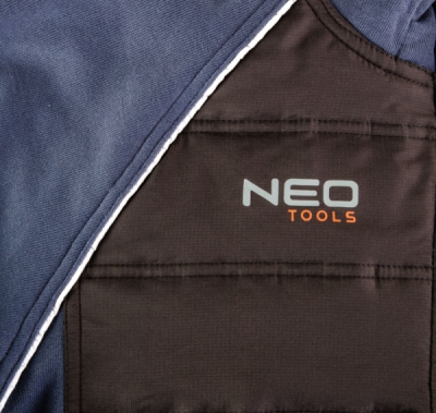 NEO TOOLS 81-556-XL Zateplená pletená mikina s kapucňou, veľ. XL