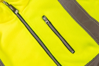 NEO TOOLS 81-740-XL Výstražná flísová mikina, žltá, veľ. XL