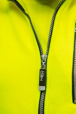 NEO TOOLS 81-740-XL Výstražná flísová mikina, žltá, veľ. XL