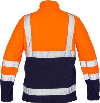 NEO TOOLS 81-741-XL Výstražná flísová mikina, oranžová, veľ. XL