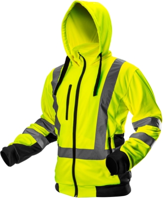 NEO TOOLS 81-745-XL Výstražná pracovná mikina, žltá, veľ. XL