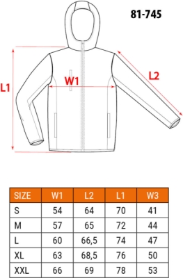 NEO TOOLS 81-745-XL Výstražná pracovná mikina, žltá, veľ. XL