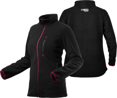 NEO TOOLS 80-500-XXL Dámska flísová mikina, čierna, veľ. XXL