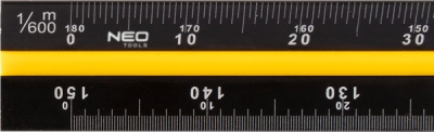 NEO TOOLS 72-205 Trojuholníkové pravítko, 30 cm