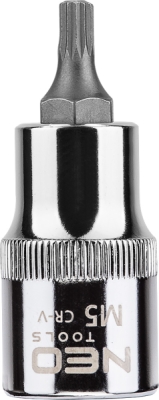 NEO TOOLS 08-730 Nástrčný bit spline 1/2", M5 x 55 mm